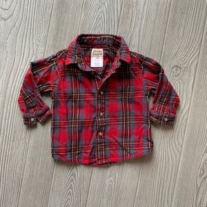 🍂 📸 Arizona Jeans Co. Res Plaid Toddler Flannel